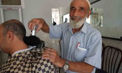 11 yaşında başladı, 65 yıldır makasını elinden bırakmadı