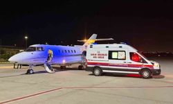 50 günlük Eylül bebek, ambulans uçakla Batman'dan Konya'ya sevk edildi