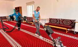 Adıyaman'da ibadethanelerde temizlik çalışması