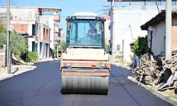 Ahmetli'de yollar sıcak asfaltla buluşuyor
