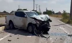 Aksaray'da traktör ile pikap çarpıştı: 2 yaralı