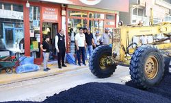 Alaca'da asfalt çalışmaları tam gaz