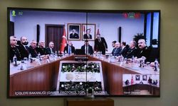 Ardahan Valisi Yamlı, Yurt Güvenliği VKS Toplantısı'na katıldı