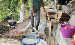 Aydın'da üzümler pekmeze dönüştürülmeye başlandı