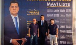 AYSO Başkanı Maraş'a iş insanı Özalp'ten destek