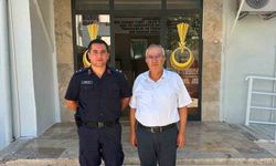Başkan Arslan'dan İlçe Jandarma Komutanı Arslan'a hayırlı olsun ziyareti