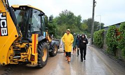 Başkan Kocaman'dan yağıştan etkilenen bölgelerde inceleme