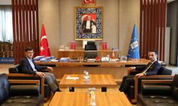 Başsavcı Kılıç ile Başkan Kahveci bir araya geldi