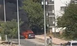Batman'da araç yangını