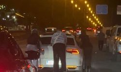 Batman'da gençlerin tehlikeli paten yolculuğu