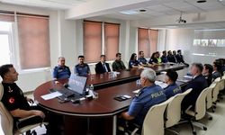 Bilecik emniyetinde 8 aylık asayiş değerlendirmesi