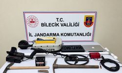 Bilecik'te 4 kişi define ararken suçüstü yakalandı