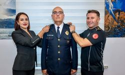 Bilecik'te bir üst rütbeye terfi eden müdürlere törenler rütbeleri takıldı
