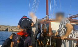 Bodrum ve Marmaris'te ticari yatlarda rahatsızlanan iki kişinin tıbbi tahliyesi yapıldı