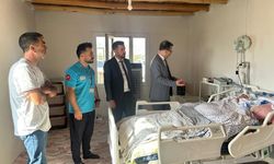 Cizre'de başhekimler evde sağlık hizmetlerinden yaralanan hastaları yalnız bırakmadı