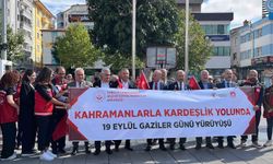 Çorum'da Gaziler Günü'nde yürüyüş düzenlendi