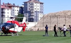 Darende'de 72 yaşındaki hasta hava ambulansıyla Malatya'ya sevk edildi