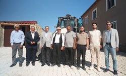 Darende'de Gönlüce Mezrası'na kilit parke