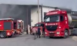 Denizli'de iş yeri yangını