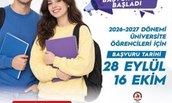 Denizli'de üniversite öğrencilerine eğitim desteği