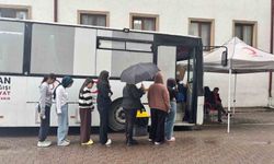 Düzce'de öğrencilerden anlamlı kan bağışı desteği