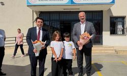 Eğitim hayatlarının ilk günü öğrencilerin yanında oldular
