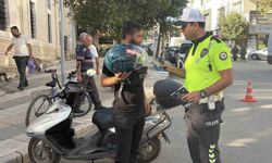 Elazığ'da motosiklet sürücülerine sıkı denetim