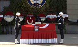 Esenurt'ta denetim sırasında şehit olan polis memuru için tören düzenlendi