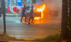 Gaziantep'te korkutan araç yangını