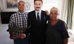 Gökçeada Kaymakamı Acar'dan Kıbrıs Gazilerine vefa ziyareti