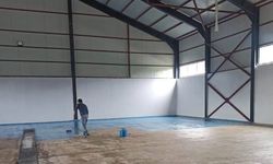 Gökçedere'nin yeni garaj ve itfaiye binası tamamlanıyor