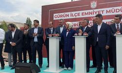 Gürün Emniyet Müdürlüğü ve öğretmenevi binalarının temeli törenle atıldı