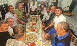 Hisarcık'ta asırlık gelenek: Avcılar tavşan etli tirit sofrasında buluştu