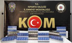 Isparta'da 300 paket kaçak sigara ele geçirildi