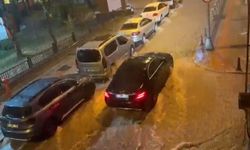 İstanbul'da yollar göle döndü
