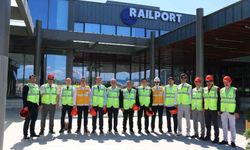 Karabük TSO heyeti, Karabük Lojistik Merkezi için Railport'u inceledi