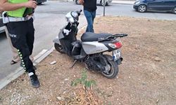 Karaman'da otomobille çarpışan motosikletli yaralandı