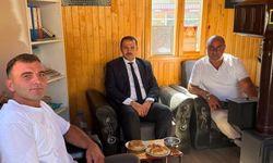 Kaymakam Ahat'tan esnaf ve köy ziyareti