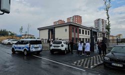 Kayseri'de okul önünde hareketli dakikalar