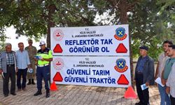 Kilis'te traktör sürücülerine 'Güvenli Tarım' eğitimi