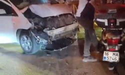 Kırmızı ışıkta geçen motosiklete otomobil çarptı: 1 ölü, 1 yaralı