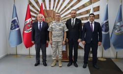 Kütahya belediye başkan yardımcılarından Tuğgeneral Mustafa Baş'a ziyaret
