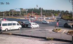 Manavgat'ta feci kaza kamerada: 1 yaralı
