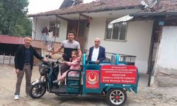 Minik Ecrin'in elektrikli araç sevinci
