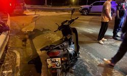 Motosikletle otomobil çarpıştı, 1 yaralı