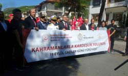 Muğla'da 'Kahramanlarla Kardeşlik Yolunda' yürüyüşü düzenlendi