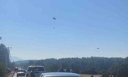 Muğla'daki yangına 7 uçak, 15 helikopterle müdahale sürüyor