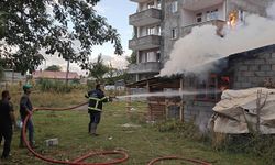 Muş'ta odunlukta korkutan yangın
