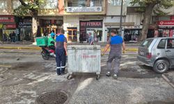 Patlamaların yaşandığı çöp konteynerinde bu defa da yangın çıktı