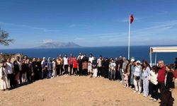 Şehit aileleri ve gazilerin Çanakkale çıkarması